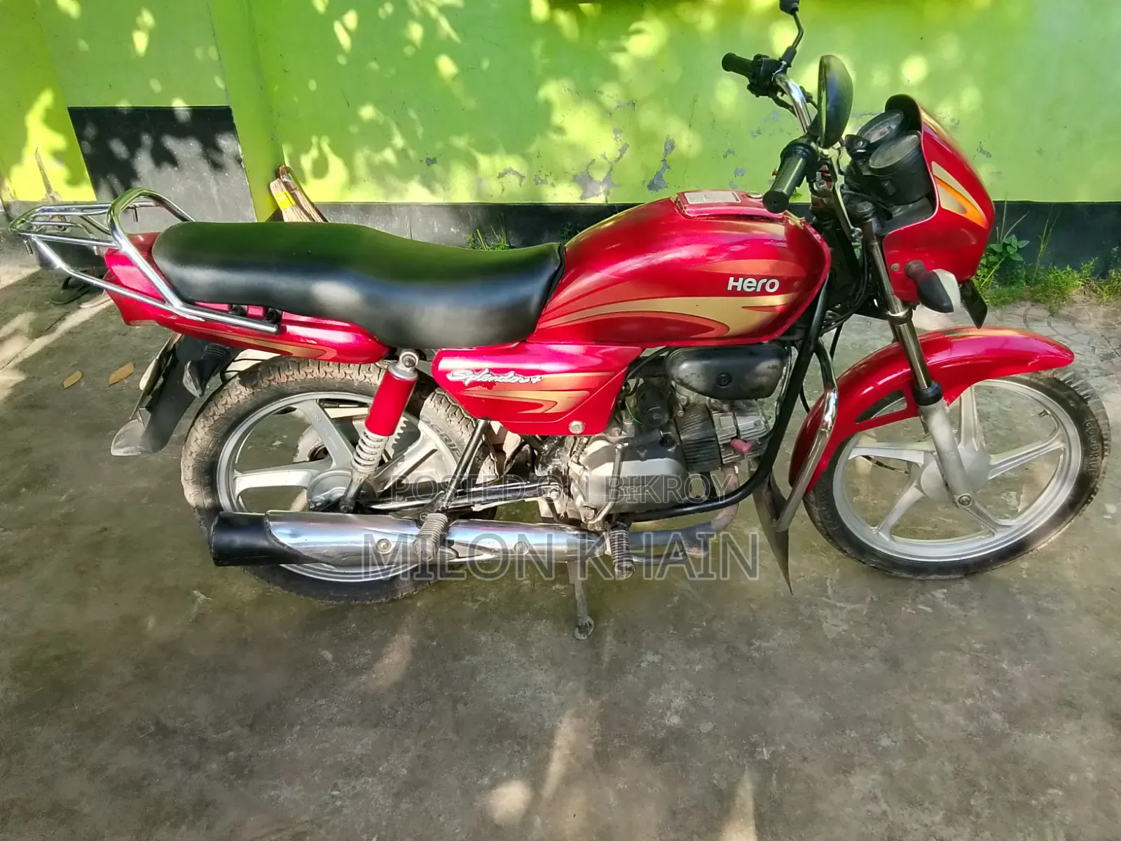 হিরো স্প্লেন্ডার প্লাস স্পোর্টস ২০১৭ কমলা