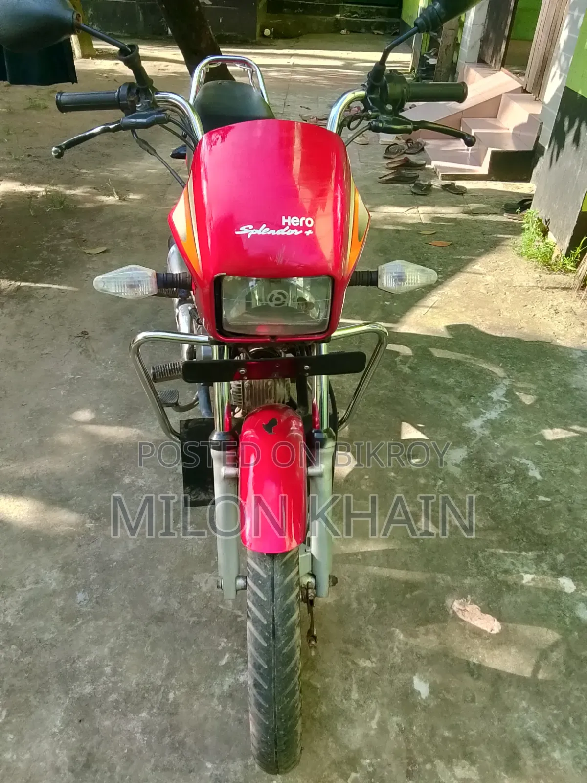 হিরো স্প্লেন্ডার প্লাস স্পোর্টস ২০১৭ কমলা