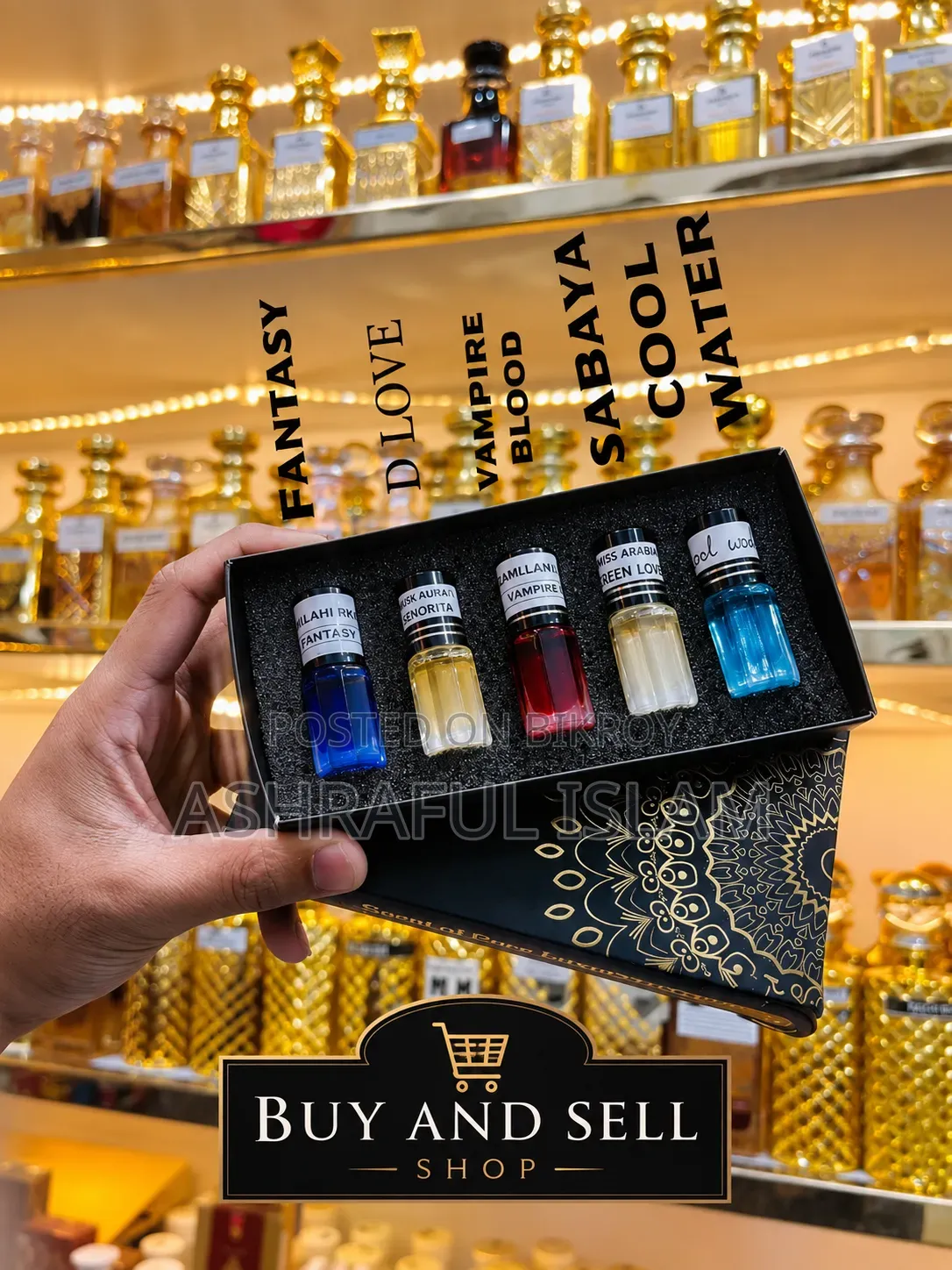 Soft Perfume Type Attar for Gift - Attar Combo Pack 5in1 for Men Women