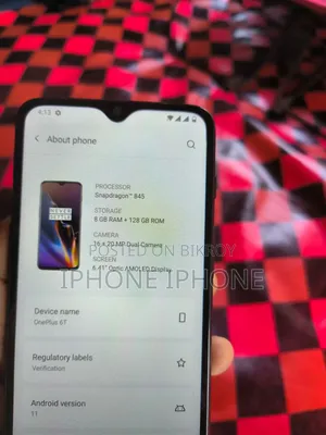 OnePlus 6T 128 GB Black