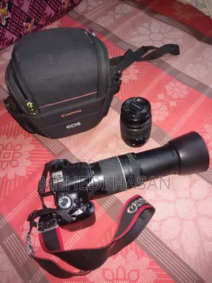 Canon 600D + 18-55 & 75-300 Lens | 2 Battery Fresh Condition