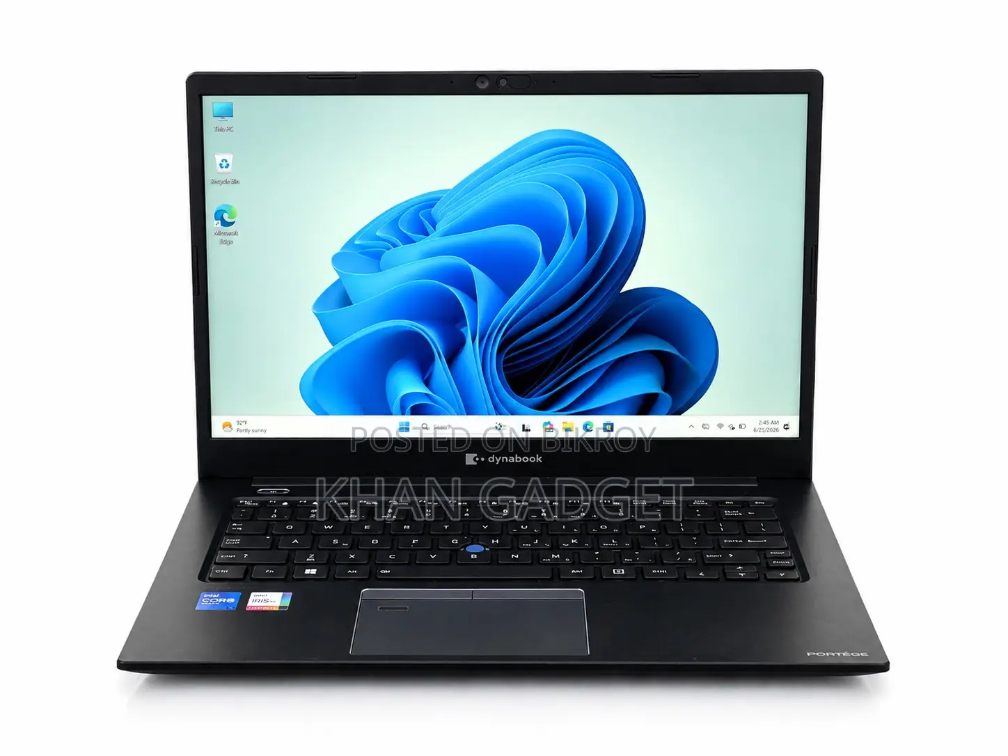 Laptop Toshiba X40 16GB RAM Intel Core I5 Processor 256GB SSD
