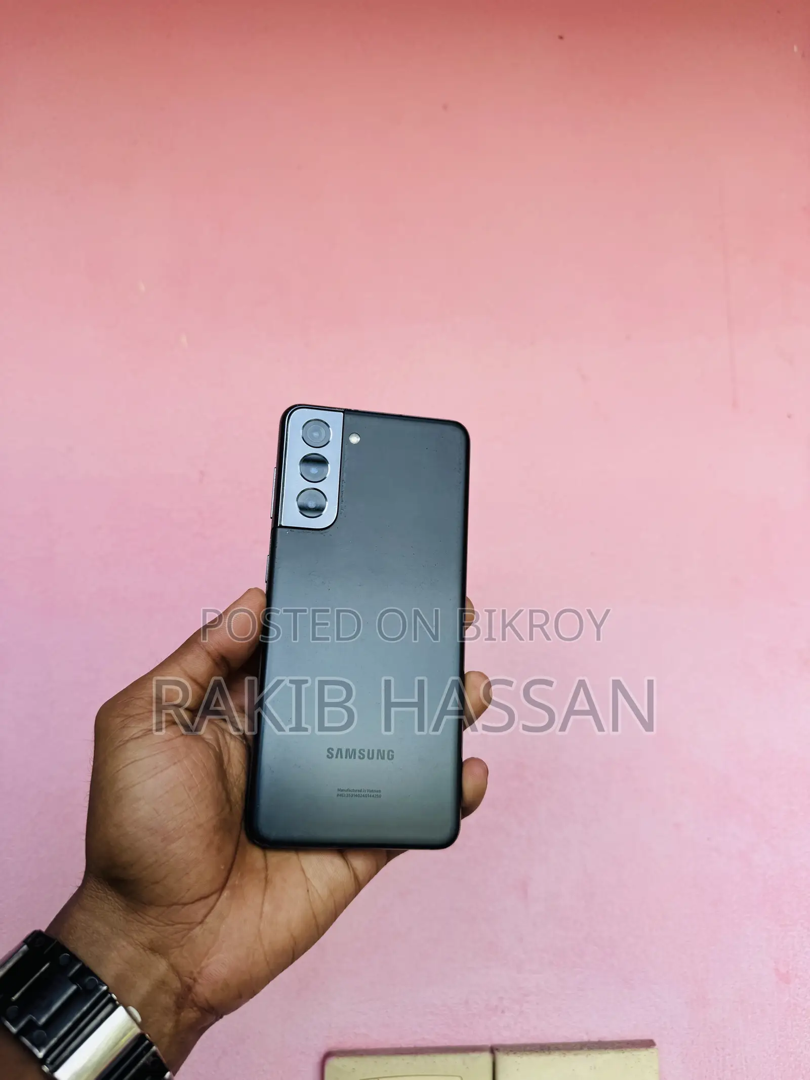 স্যামসাং গ্যালাক্সি এস২১ ৫জি ১২৮ জিবি ব্ল্যাক