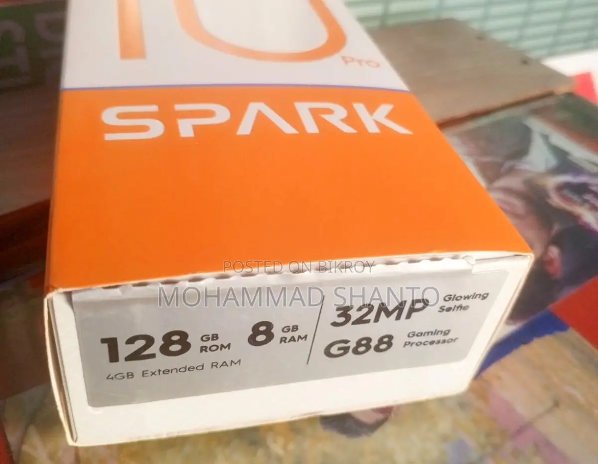 Tecno Spark 10 Pro 128 GB Black