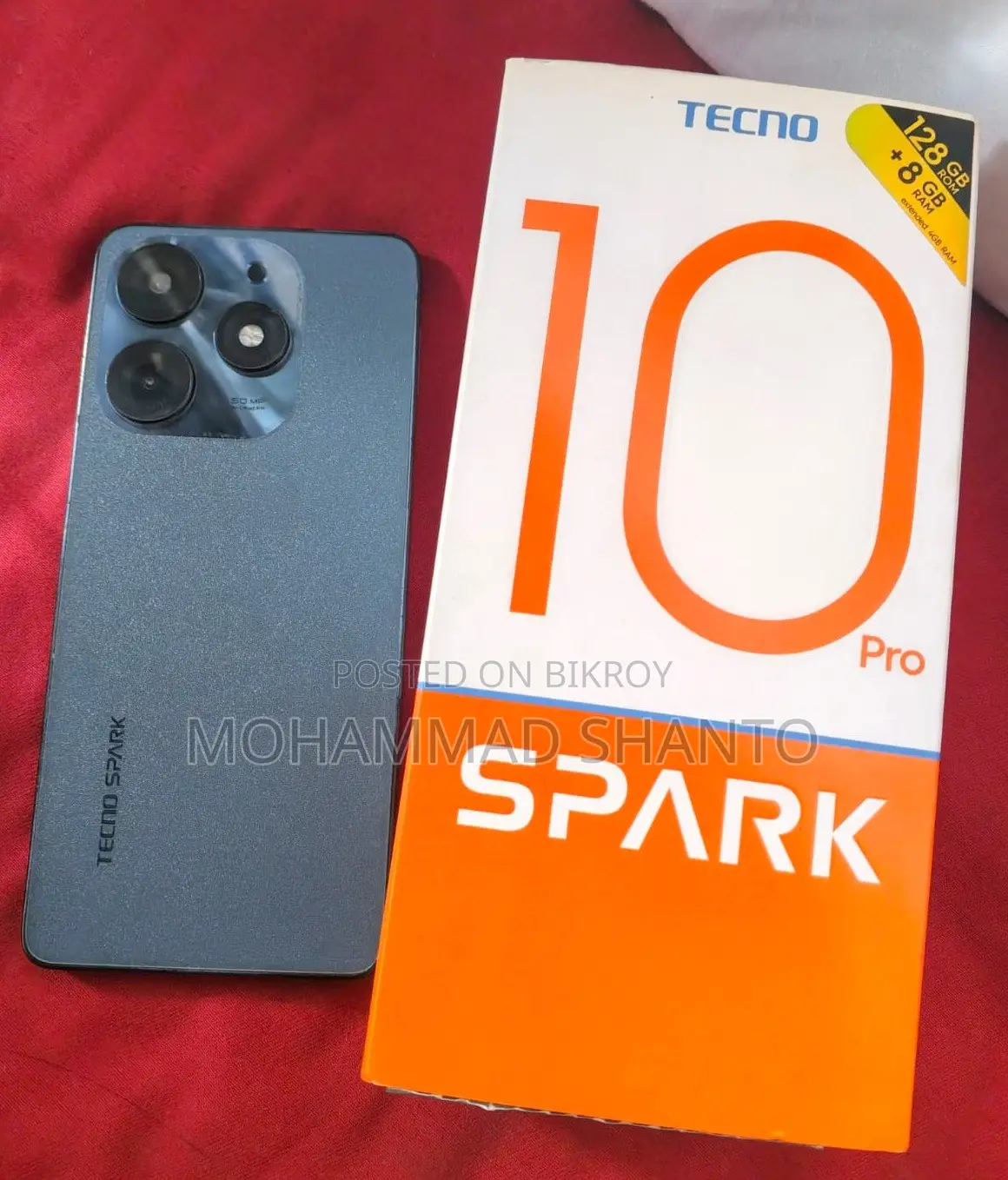 Tecno Spark 10 Pro 128 GB Black