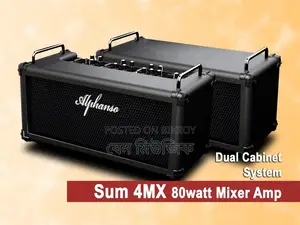 ৮০ ওয়াট আলফানসো SUM4mx - মিক্সার অ্যাম্প্লিফায়ার (প্লে এনিথিং)