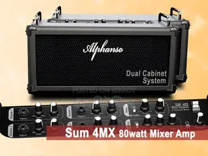 ৮০ ওয়াট আলফানসো SUM4mx - মিক্সার অ্যাম্প্লিফায়ার (প্লে এনিথিং)