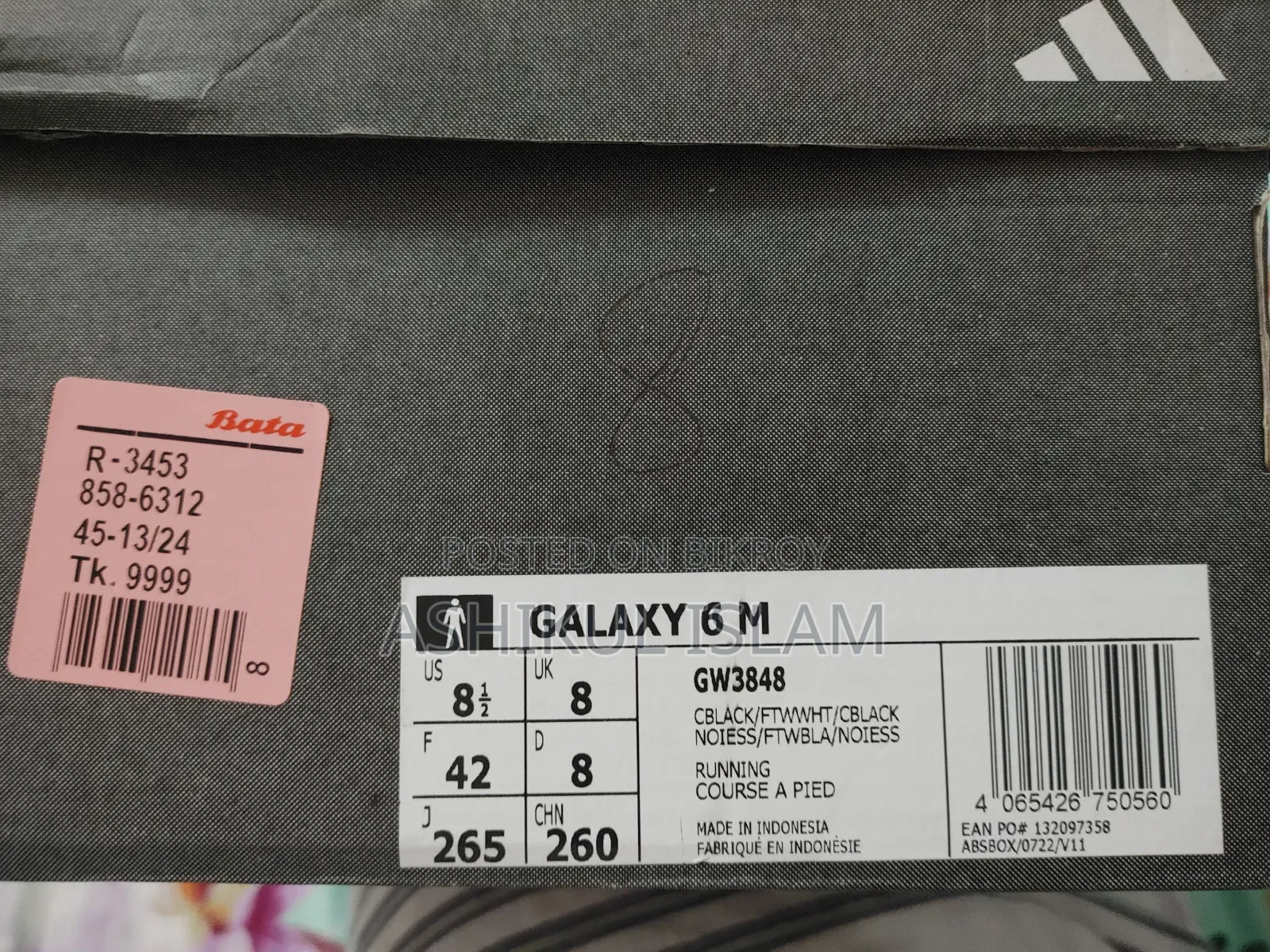 Adidas Galaxy 6M Running Shoe Original From Bata
