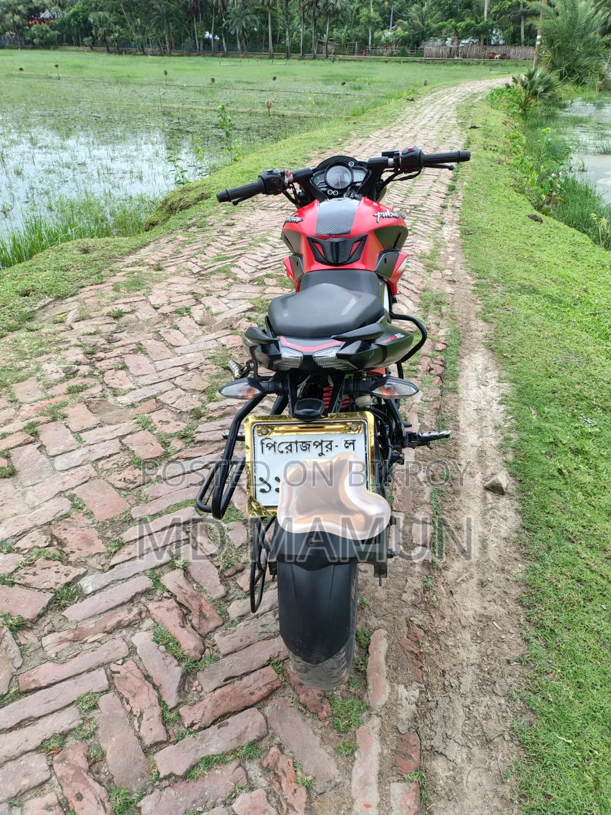 বাজাজ পালসার এনএস ১৬০ ২০২১ লাল