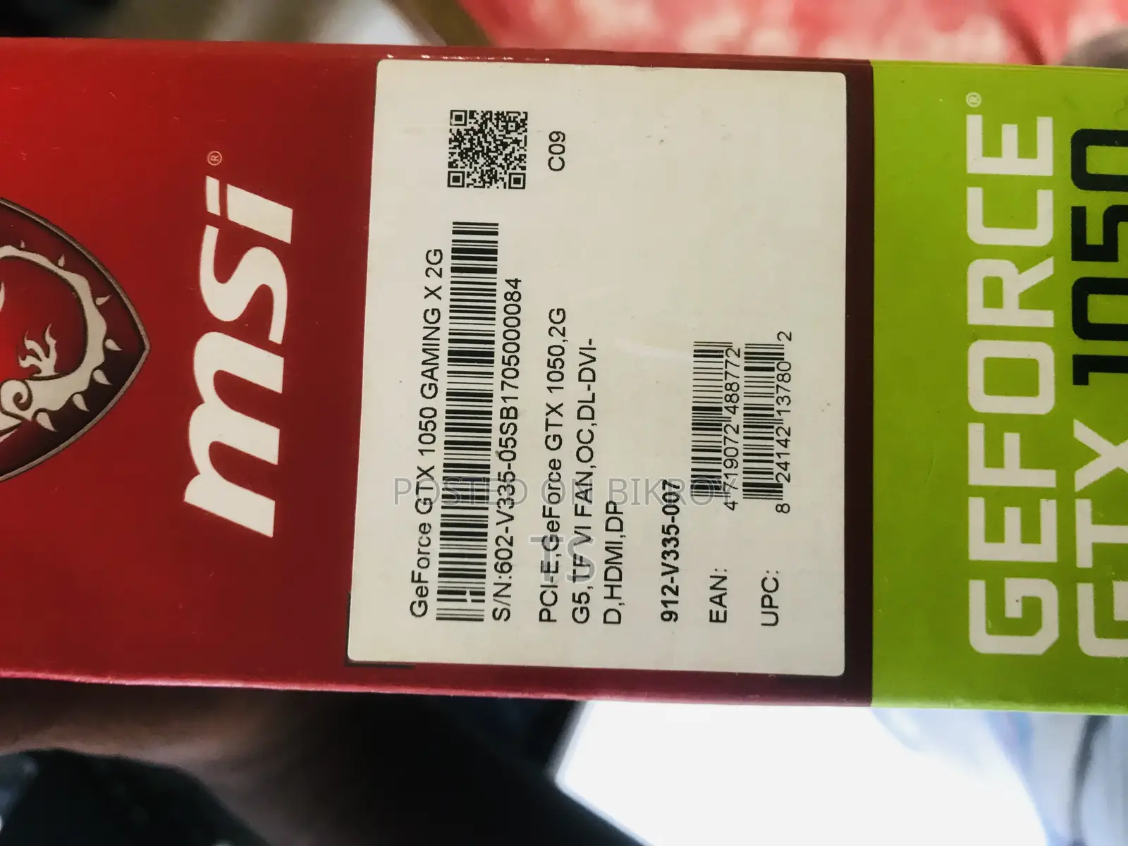 Msi GTX 1050 Gaming X 2gb Gddr5