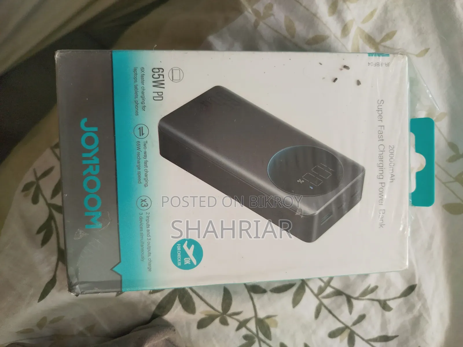 Joyroom 65 Watt 20000mah Power Bank