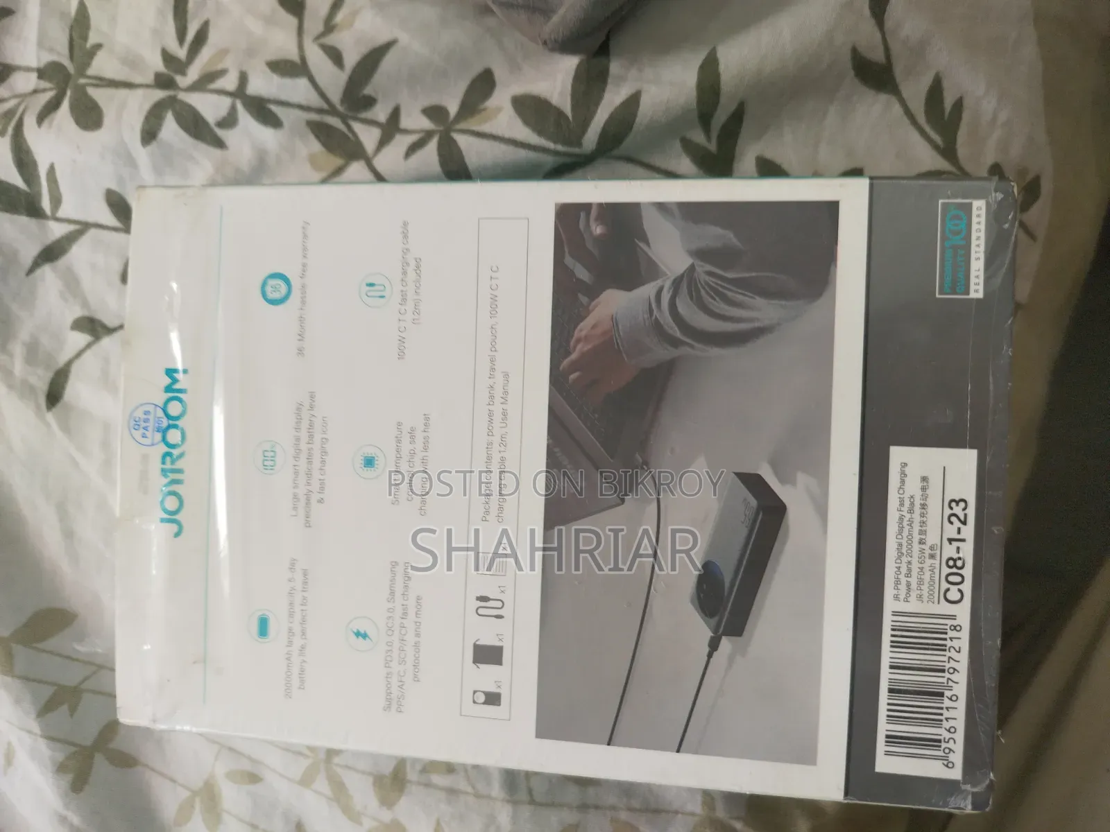 Joyroom 65 Watt 20000mah Power Bank