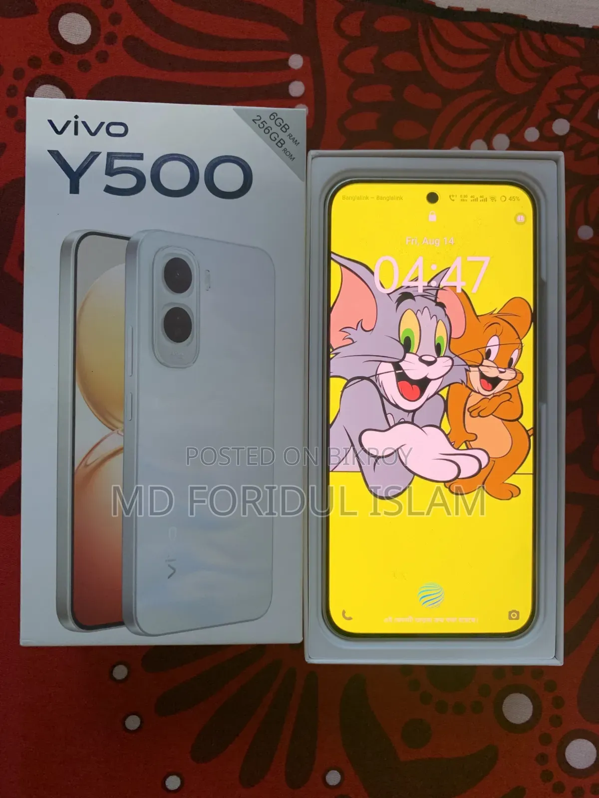 New Vivo Y500 256 GB White