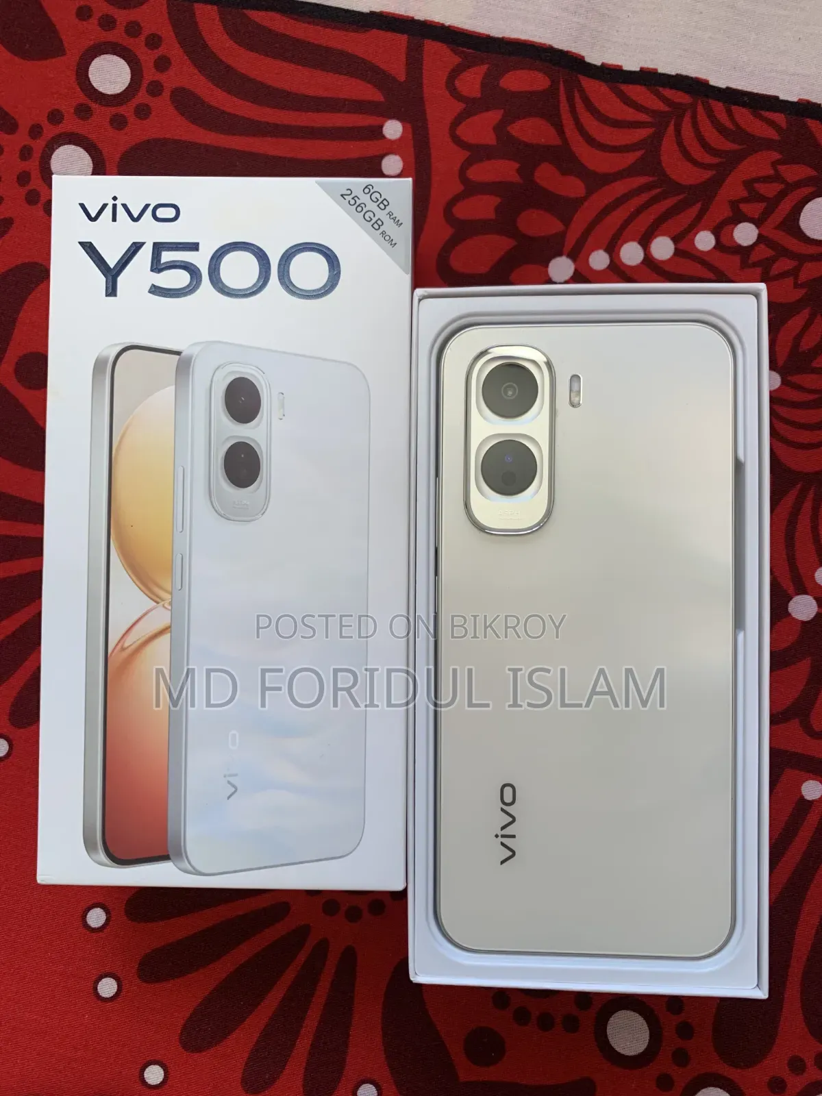 New Vivo Y500 256 GB White