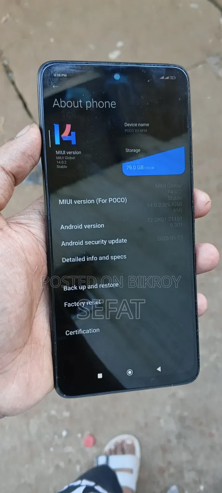 Xiaomi Poco X3 128 GB Black