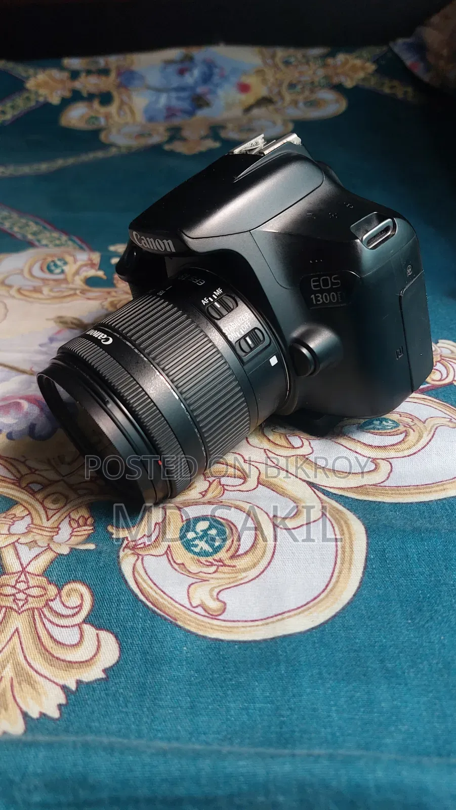 Canon 1300D DSLR Camera | 2 Battery | Charger | Memory Card | Bag