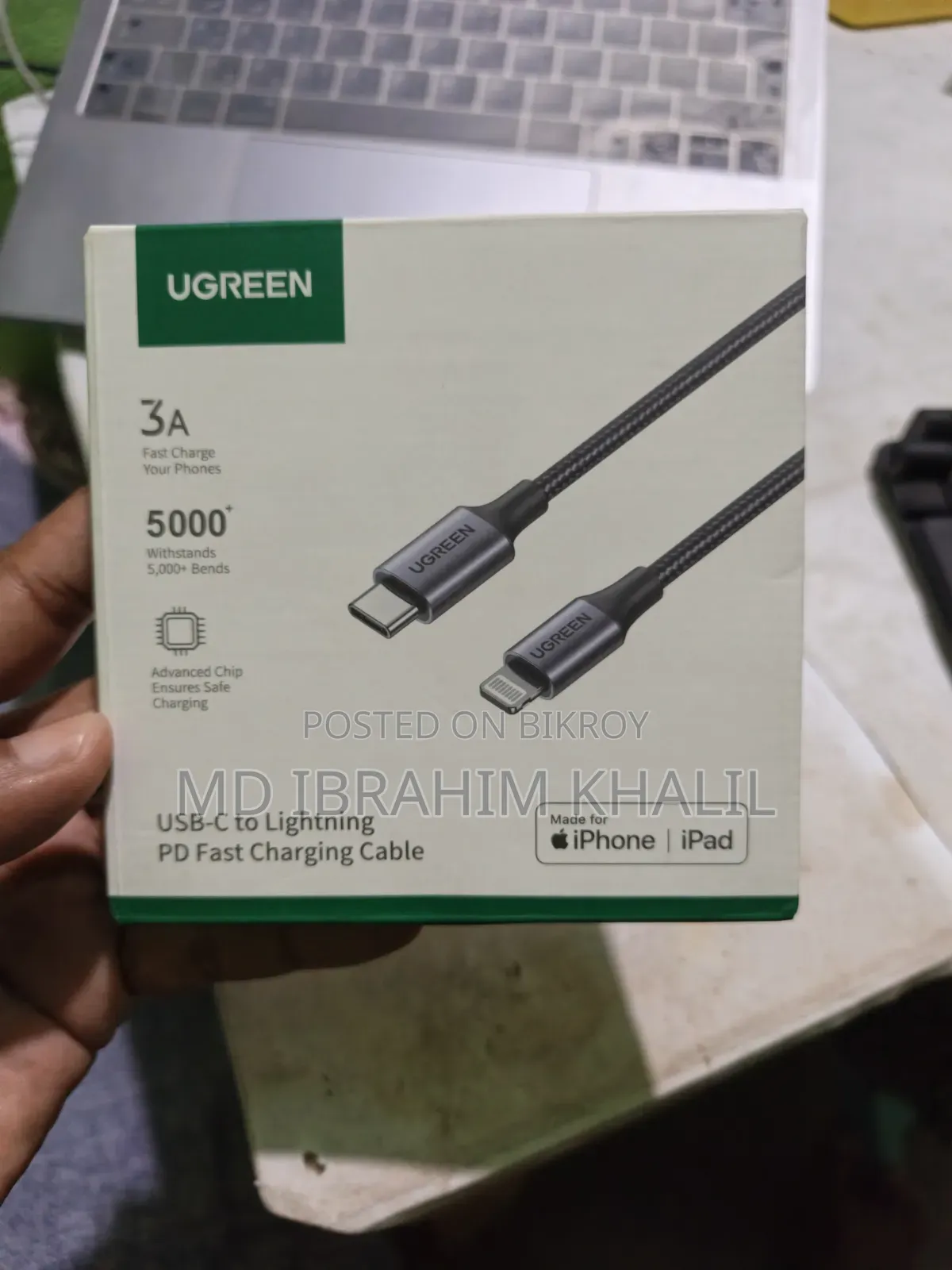 Ugreen Mfi Certified Lightning Cable