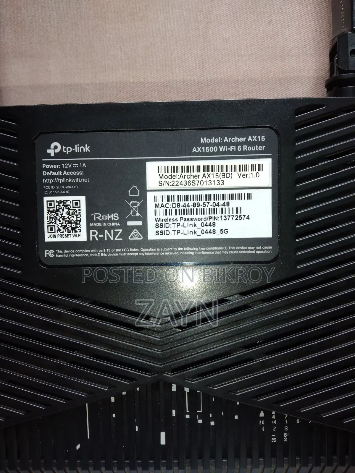TP Link Wi-Fi 6 Router Next-Gen