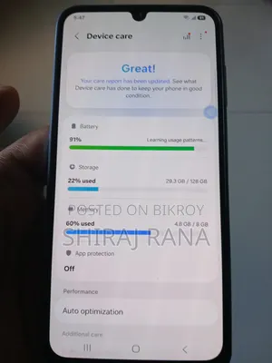 স্যামসাং গ্যালাক্সি এ২৫ ১২৮ জিবি নীল
