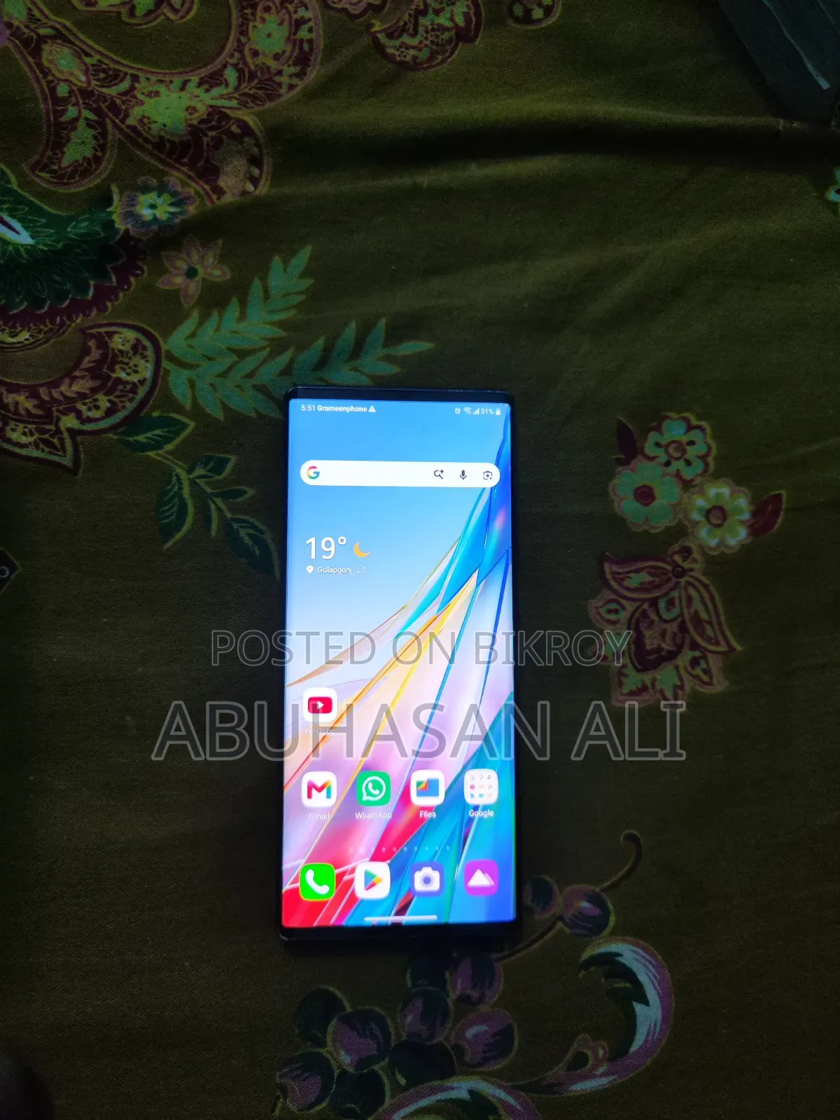 LG Wing 5G 256 GB Black
