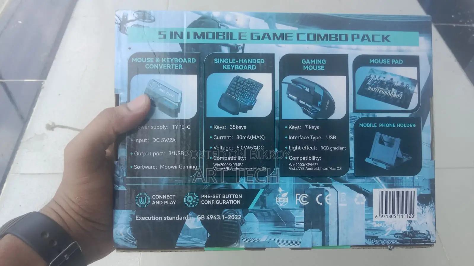5 in 1 Mobile Game Combo Pack