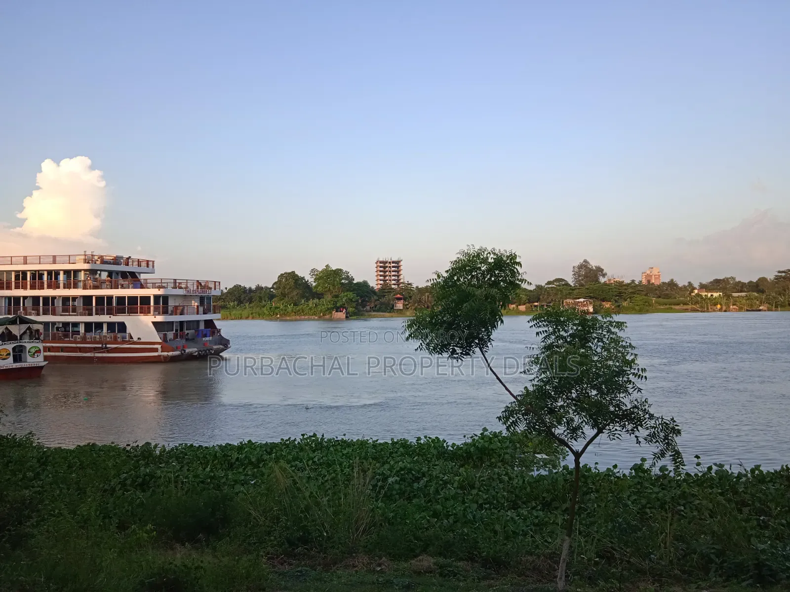 8.62 Katha Commercial Plot in Sector 4 Purbachal with Shitalakshya River View