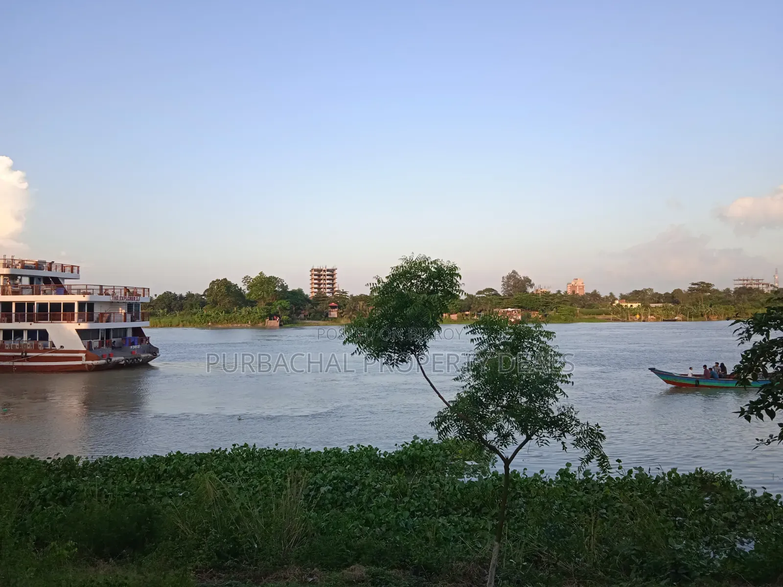 8.62 Katha Commercial Plot in Sector 4 Purbachal with Shitalakshya River View