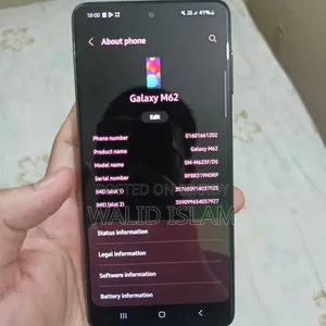 New Samsung Galaxy M62 128 GB Black