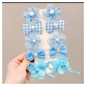 10Pcs/Set Baby Hairpins Flowers Girl Hair Clips