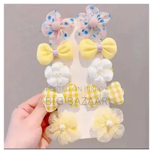 10Pcs/Set Baby Hairpins Flowers Girl Hair Clips