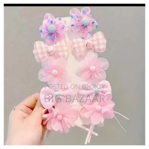 10Pcs/Set Baby Hairpins Flowers Girl Hair Clips
