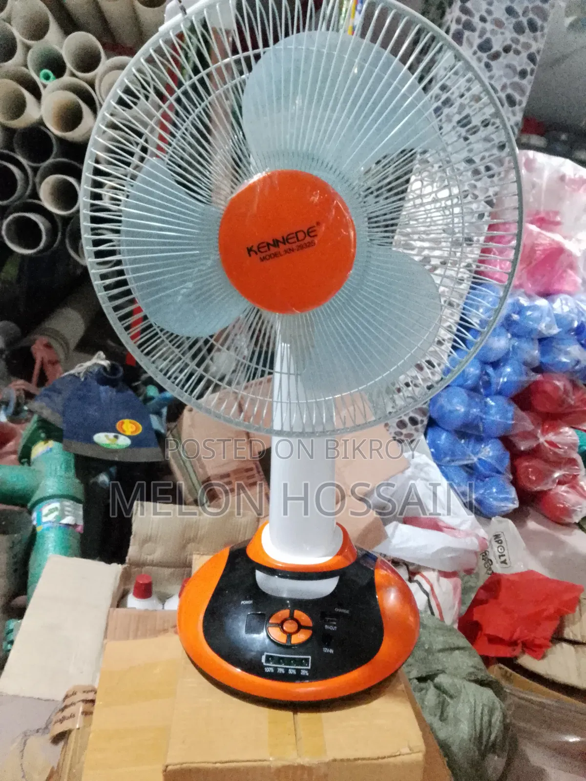 Kennede KN-2932S Rechargeable Table Fan