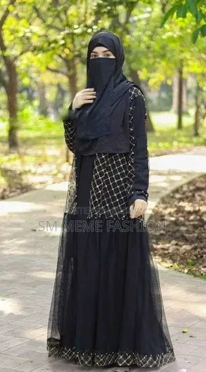 Premium Quality Dubai Chari Sequence and Gorgeous Net Burqa