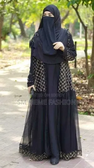 Premium Quality Dubai Chari Sequence and Gorgeous Net Burqa