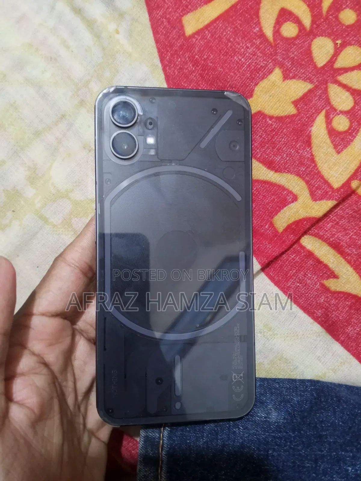 নাথিং ফোন ১ ২৫৬ জিবি ব্ল্যাক