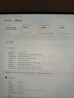 Desktop Computer Gigabyte 8GB Intel Core i5 SSD 256GB