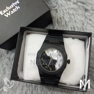 Arabic Aura Luxe Dual-Tone Dial Black Quartz Watch | 5 Colours