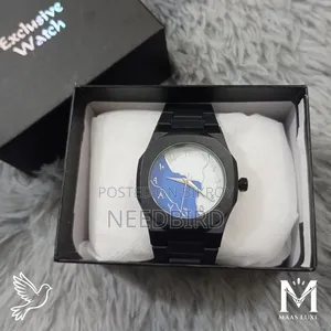 Arabic Aura Luxe Dual-Tone Dial Black Quartz Watch | 5 Colours