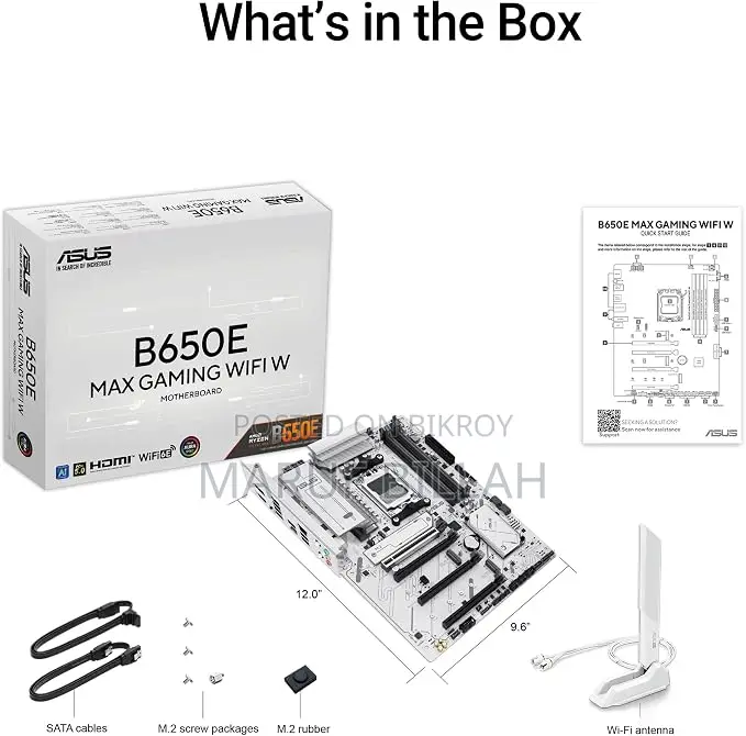 ASUS B650e Max Gaming Wifi W Motherboard
