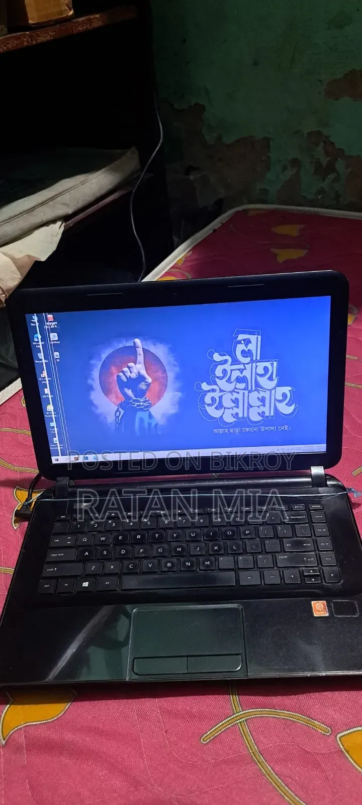 Laptop HP 4gb Intel Celeron SSD 128gb