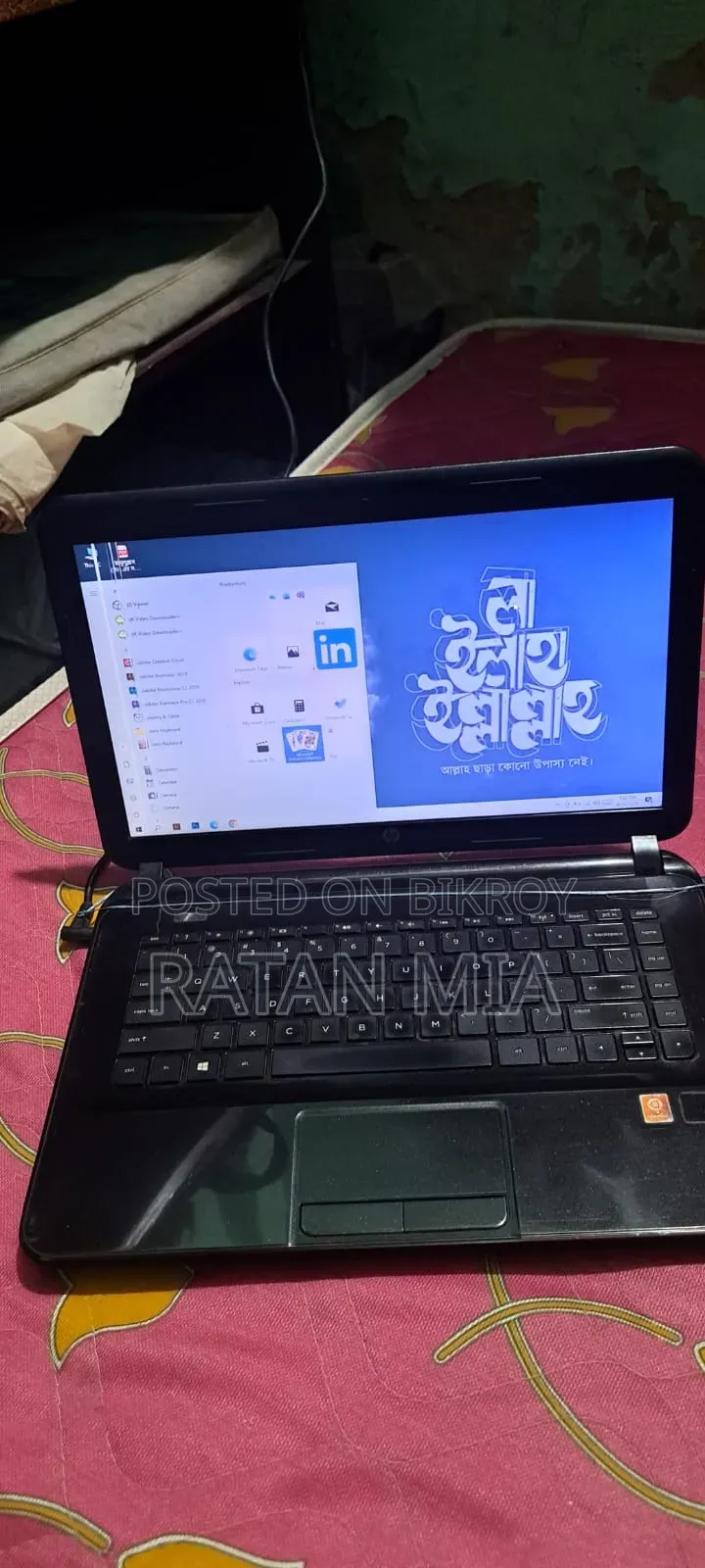 Laptop HP 4gb Intel Celeron SSD 128gb