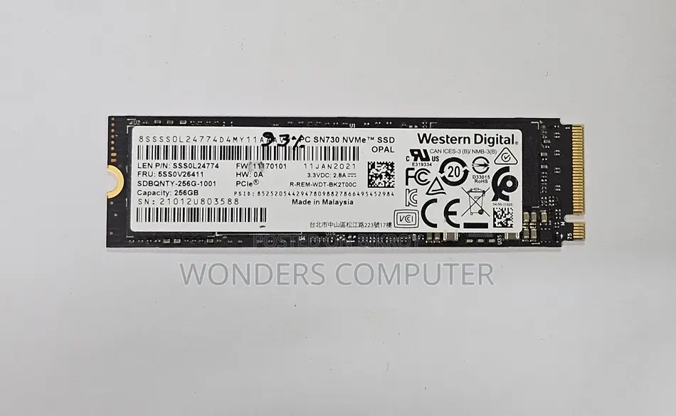 WD 256GB M.2 2280 PCIe NVMe Solid State Drive 1 Year Warranty
