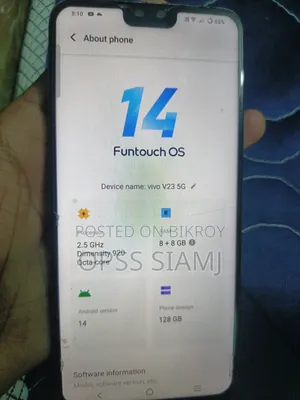 Vivo V23 5G 128 GB Black