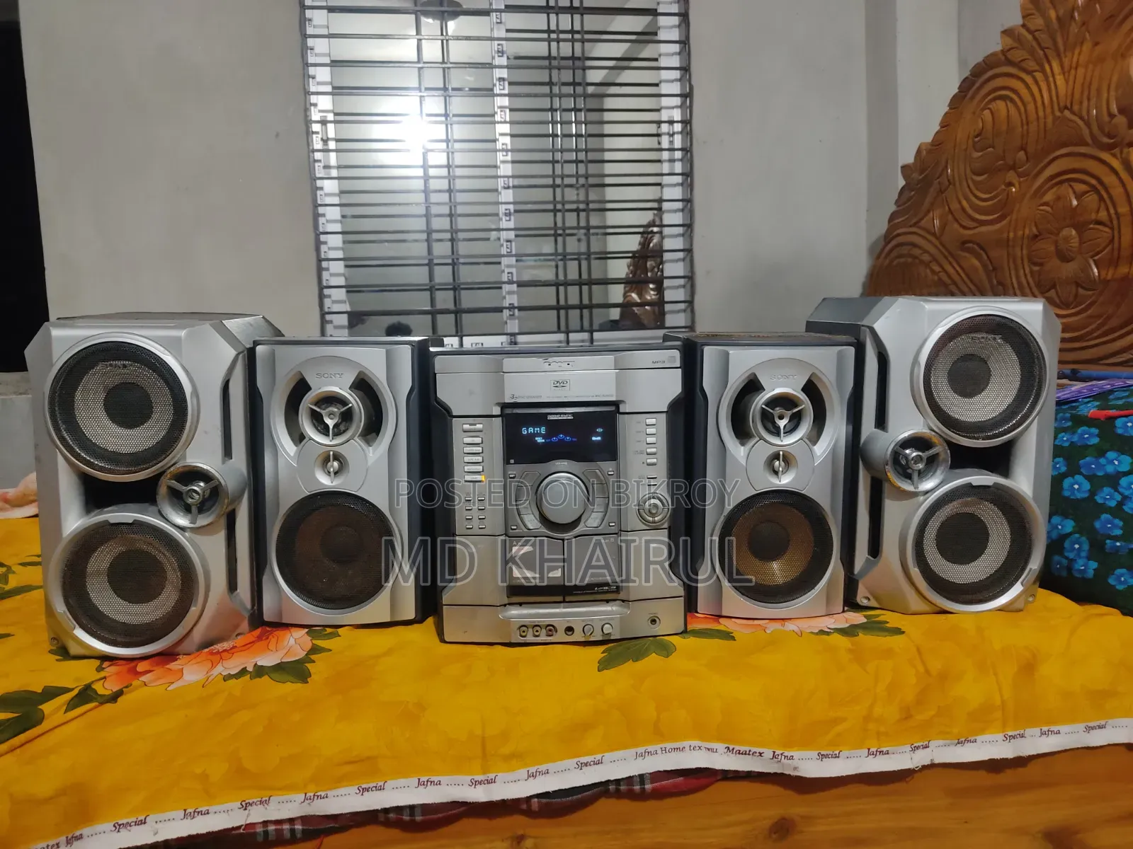 Sony MHC Rv 60 only display is working, no sound
