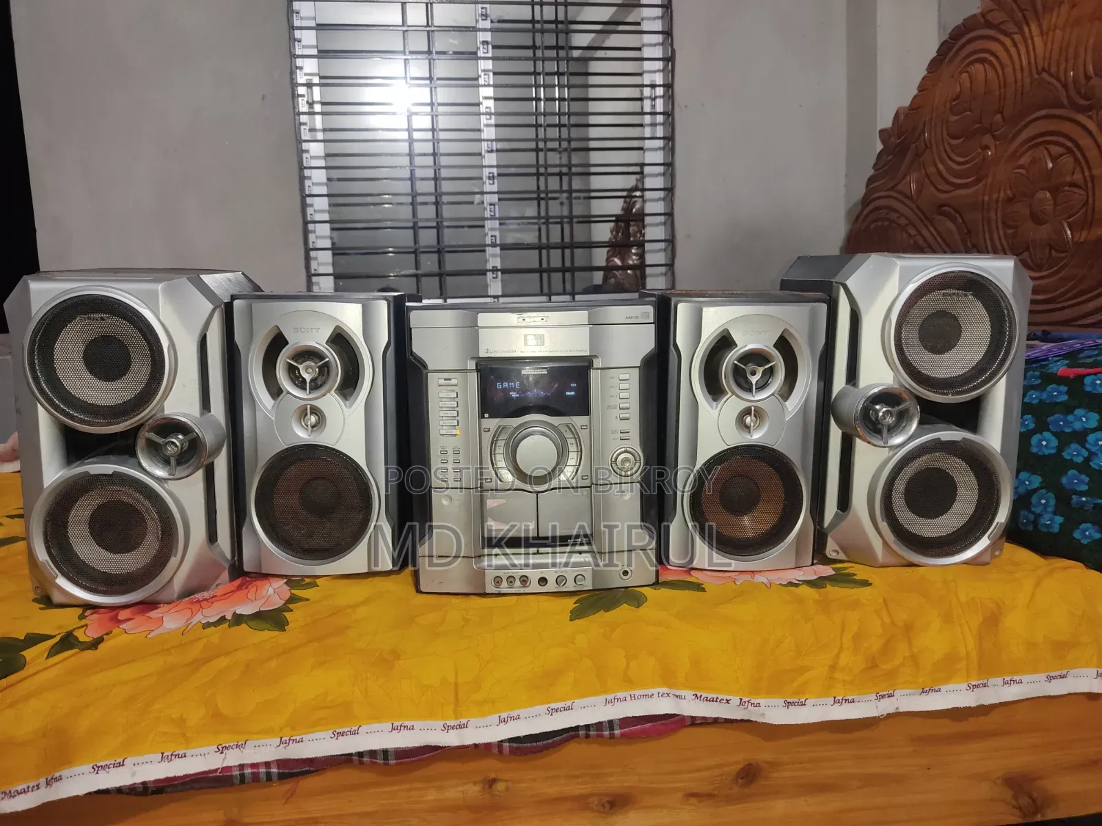 Sony MHC Rv 60 only display is working, no sound