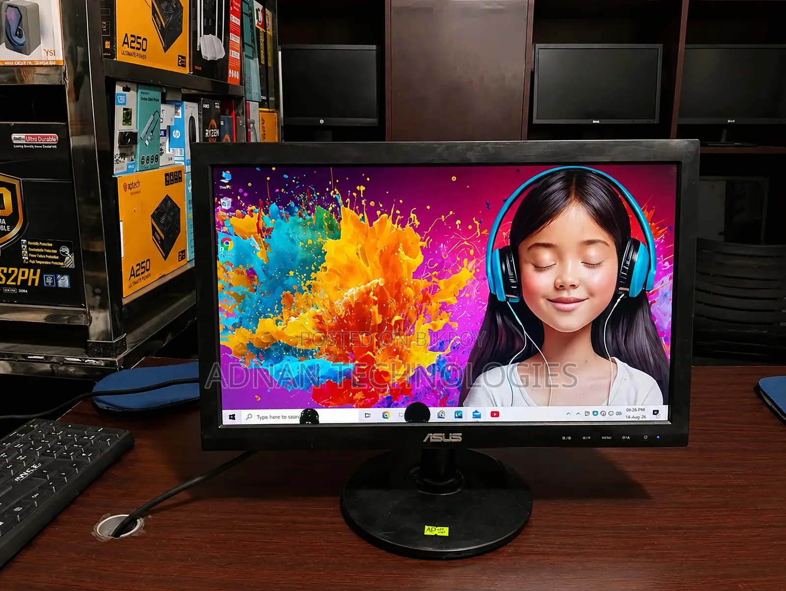 Spot ASUS VS197DE – 19′′ HD LED Monitor - 100% Working