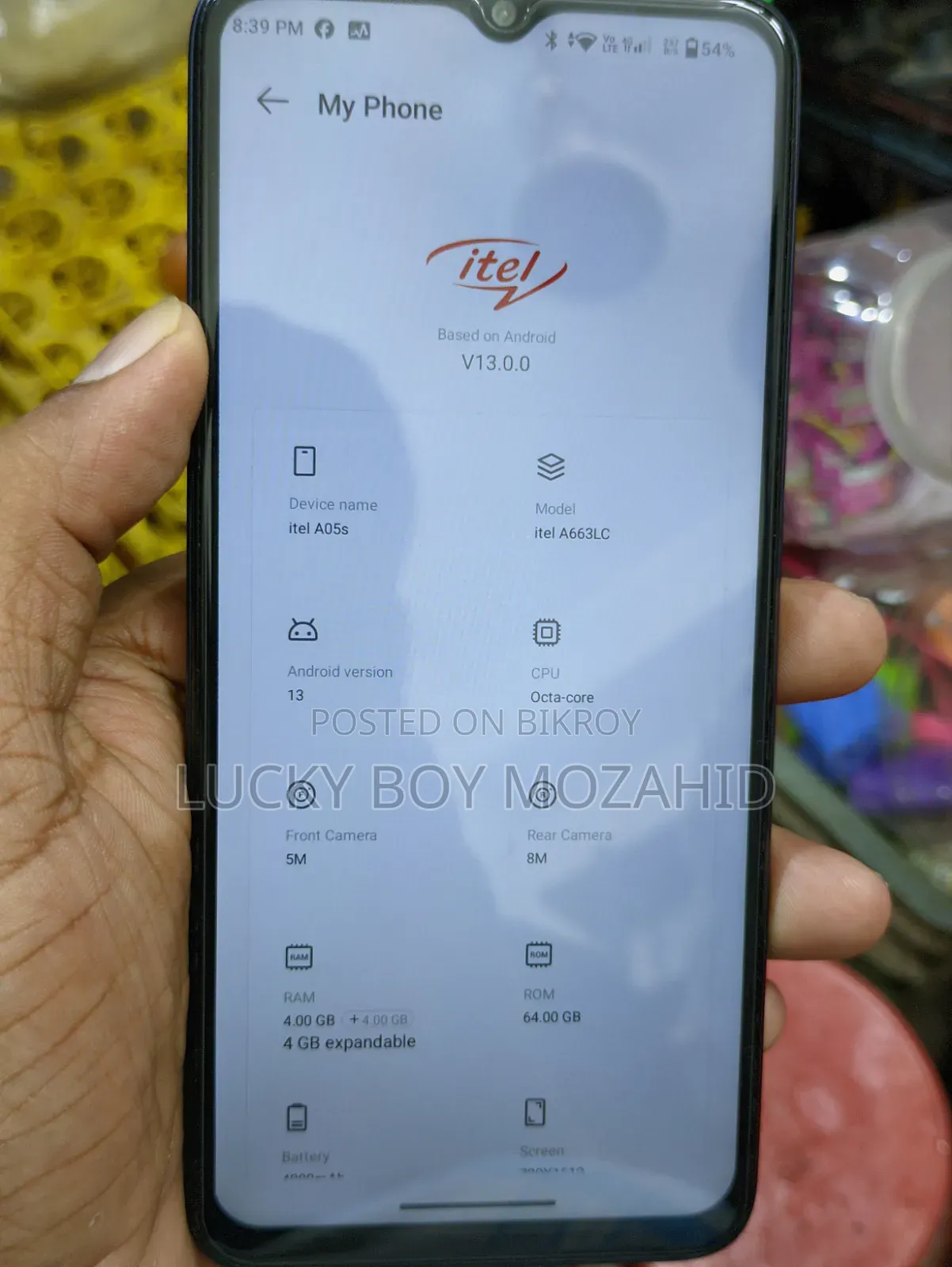 Itel A05s 32 GB Black