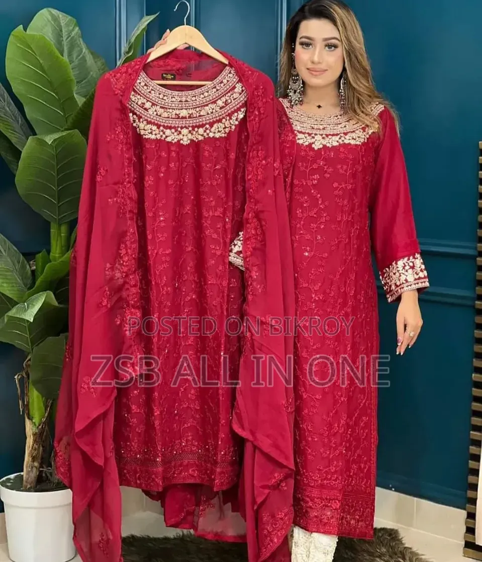 ফোর পিস পাটি ড্রেস হাই কোয়ালিটি
