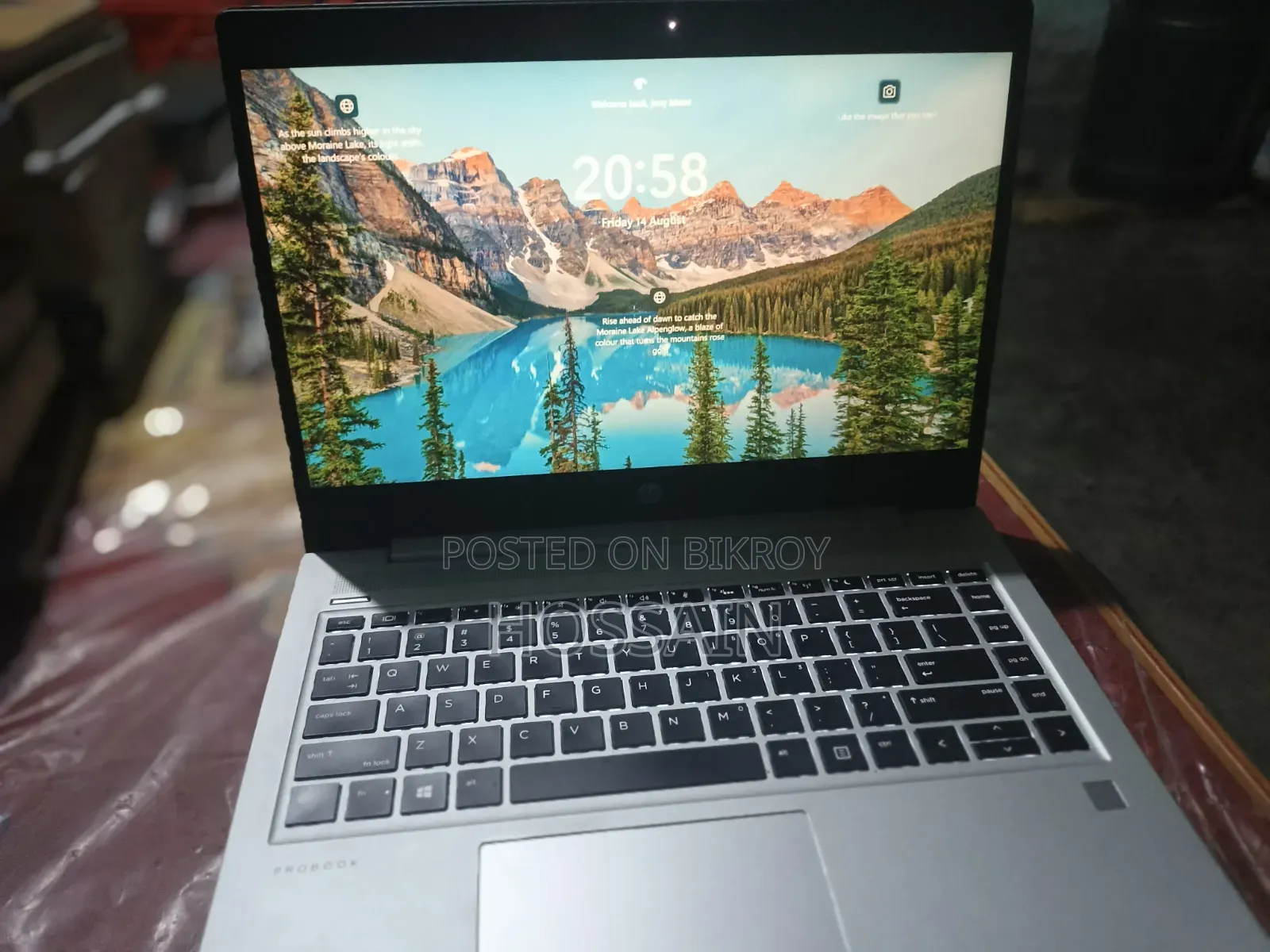 Laptop HP 8gb SSD 256gb