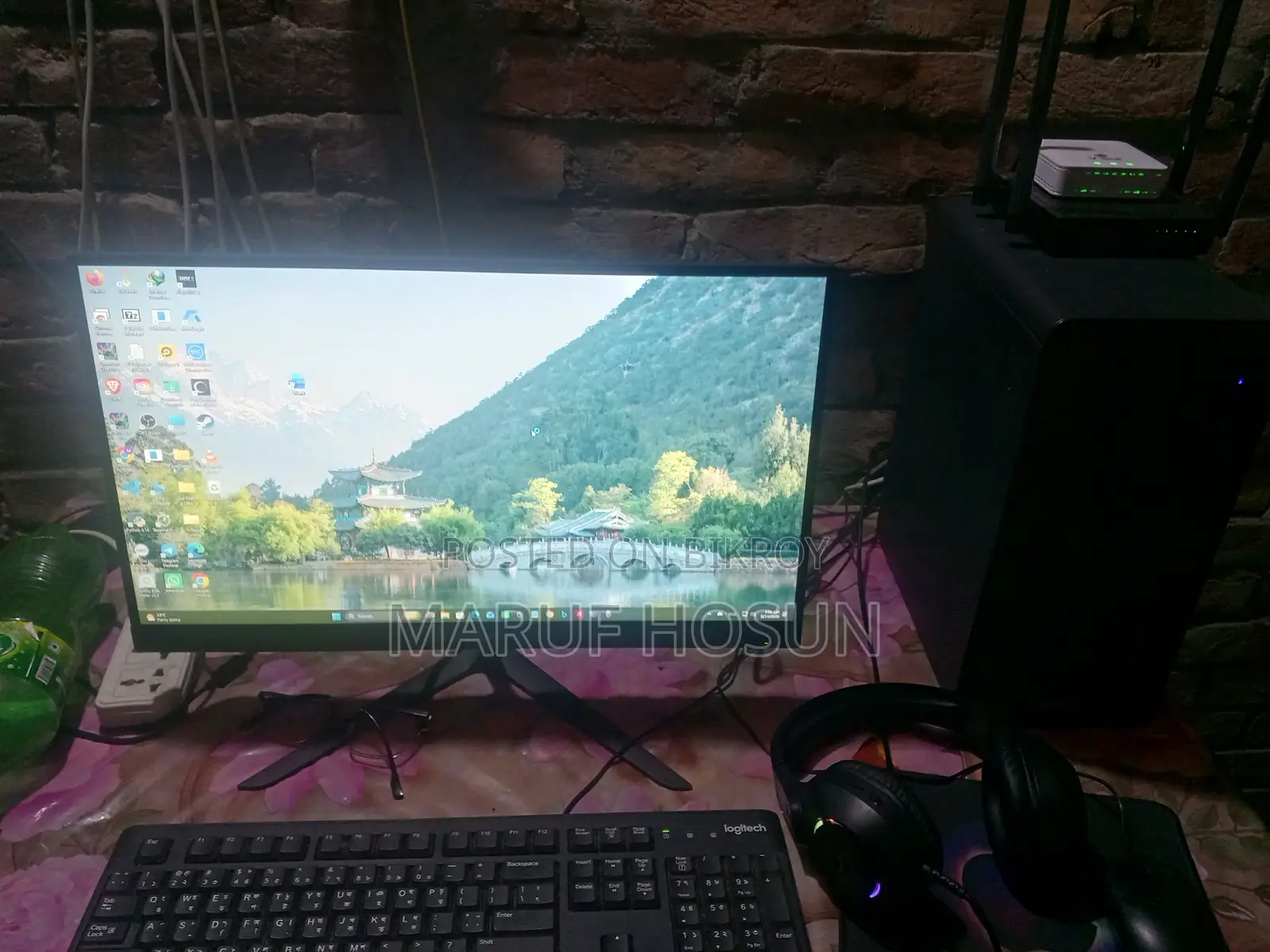 Ryzen 5 5600G Gaming Editing Desktop PC (256GB SSD + 1TB HDD
